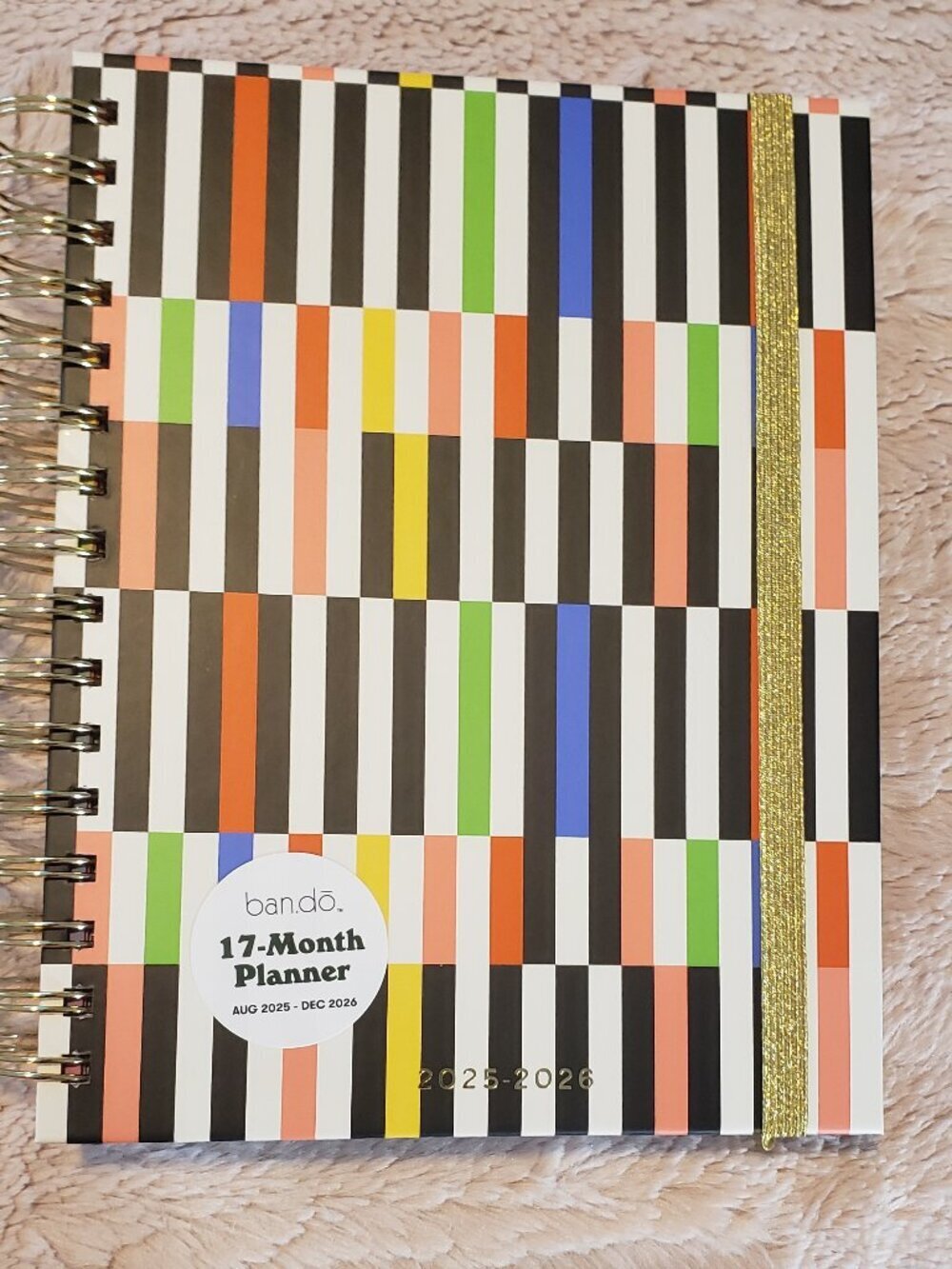 NEW- ban.do 17 Month Planner. Notes, Trackers, stickers.